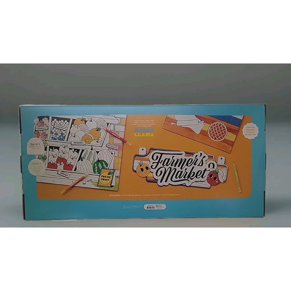 Mondo Llama™ Create-Your-Own Market Stand DIY Art Kit Life Size Lemonade Stand - Picture 9 of 10